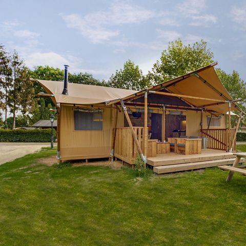 TENTE TOILE ET BOIS 6 personnes - Duin Lodge