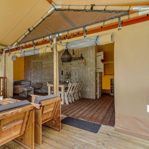TENTE TOILE ET BOIS 6 personnes - Duin Lodge