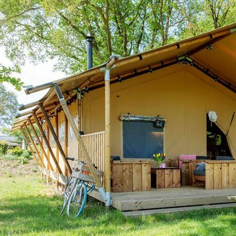 Tente en toile et en bois 6 personnes - Bos Lodge