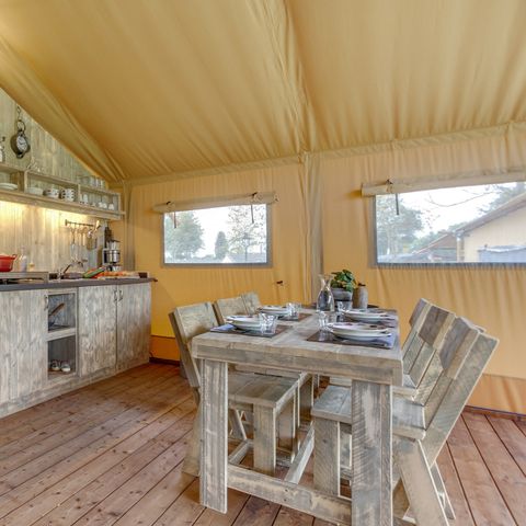 TENTE TOILE ET BOIS 6 personnes - Bos Lodge
