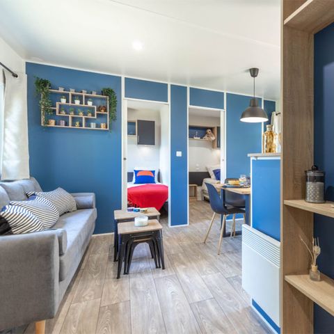 TENTE TOILE ET BOIS 6 personnes - Sunêlia Luxe Lodge 3 chambres 2 salles de bain - Draps fournis