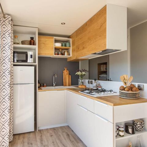 MOBILHOME 6 personnes - SAM - SUNELIA PRESTIGE 3ch/ 6p - 36m² - Terrasse couverte