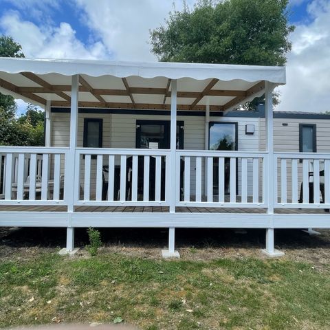 MOBILHOME 5 personnes - SAM - COTTAGE CONFORT 2ch/ 4/5p - 30m² - Terrasse couverte
