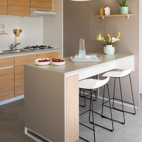 MOBILHOME 5 personnes - SAM - COTTAGE CONFORT 2ch/ 4/5p - 30m² - Terrasse couverte