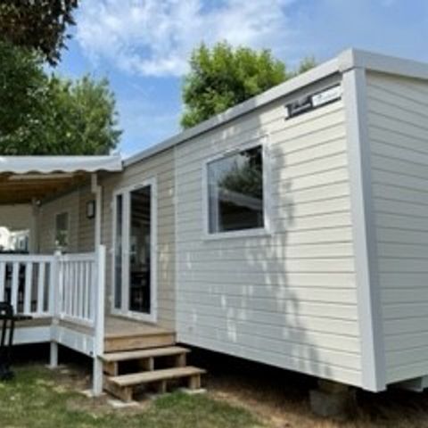 MOBILHOME 4 personnes - SAM - SUNELIA PRESTIGE 2ch/ 4p - 34m² - Terrasse couverte