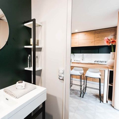 MOBILHOME 6 personnes -  SAM - COTTAGE CONFORT 3ch/ 6p - 35m² - Terrasse couverte
