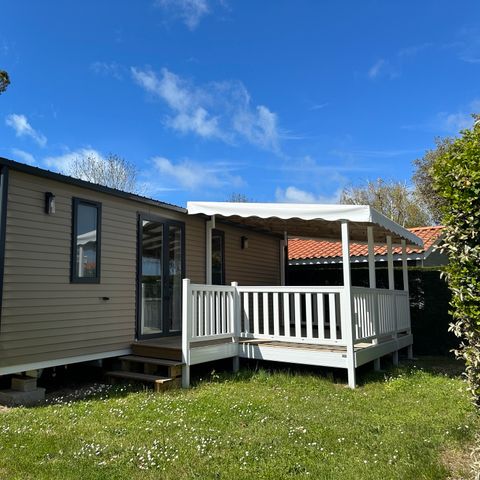 MOBILHOME 6 personnes -  SAM - COTTAGE CONFORT 3ch/ 6p - 35m² - Terrasse couverte
