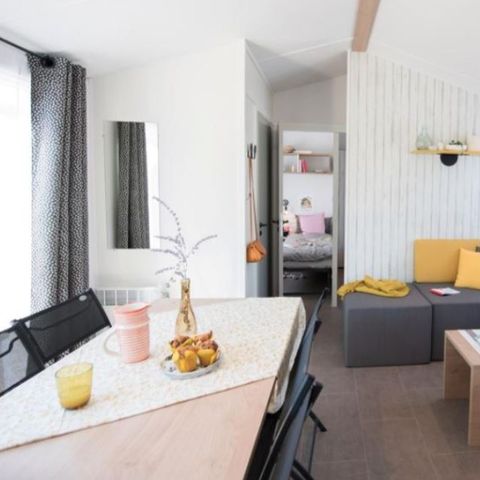 MOBILHOME 8 personnes - SAM - SUNELIA PRESTIGE 4ch/ 8p - 40m² - Terrasse couverte
