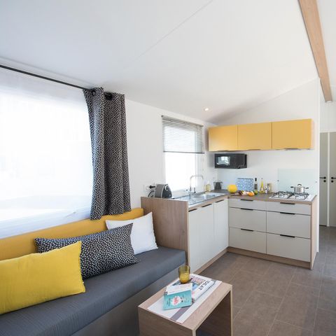 MOBILHOME 8 personnes - SAM - SUNELIA PRESTIGE 4ch/ 8p - 40m² - Terrasse couverte