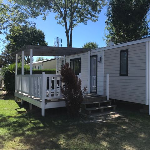 Mobilhome 4 personnes - Dimanche - COTTAGE - CONFORT - 2 chambres - 30m² - Terrasse couverte