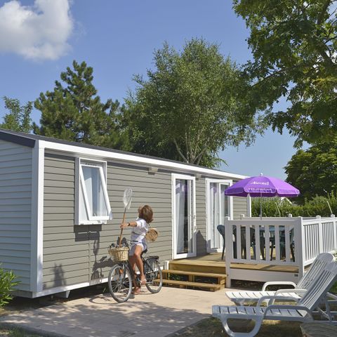 MOBILHOME 6 personnes - DIM - COTTAGE CONFORT 3ch/ 6p - 35m² - Terrasse parasol