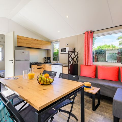 MOBILHOME 4 personnes - DIM - SUNELIA PRESTIGE 2ch/ 4p - 34m² - Terrasse couverte