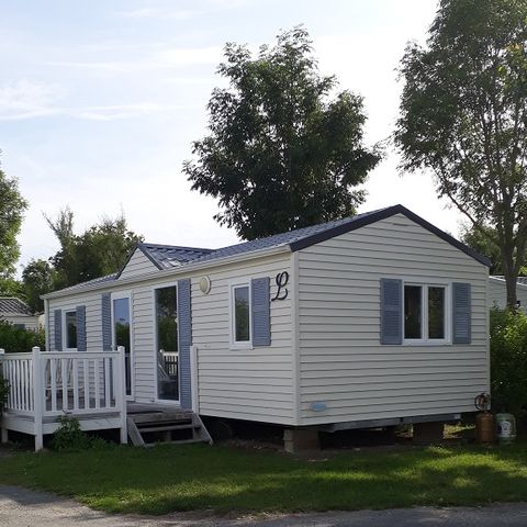 MOBILHOME 6 personnes - SAM - COTTAGE CONFORT 3ch/ 6p - 35m² - Terrasse parasol