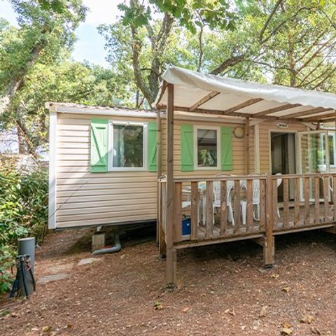 MOBILHOME 6 personnes - Comfort XL | 3 Ch. | 6 Pers. | Terrasse surélevée | Clim.