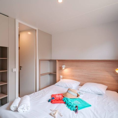 MOBILHOME 6 personnes - Cottage Cave Rock 6 p 3 Ch 2 Sdb Premium