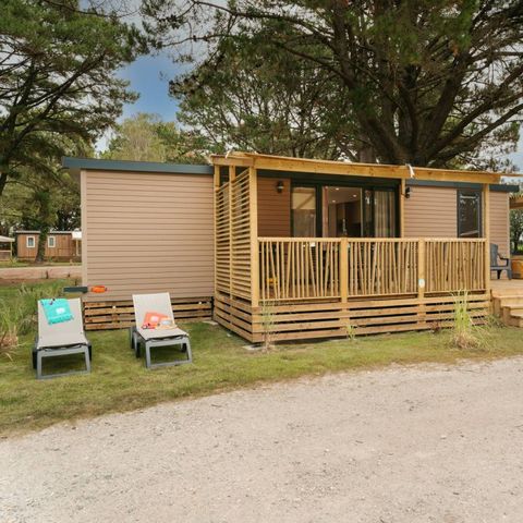 MOBILHOME 6 personnes - Cottage Cave Rock 6 p 3 Ch 2 Sdb Premium