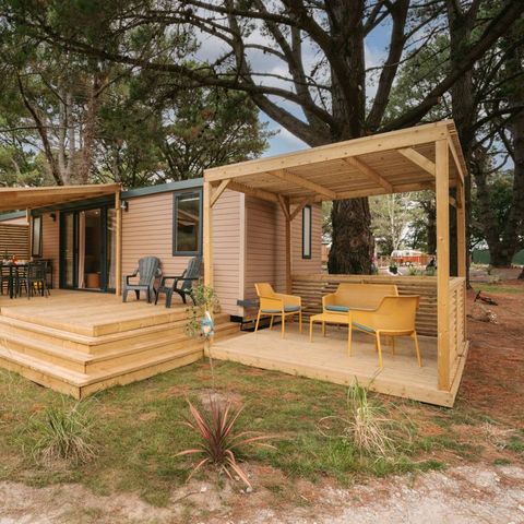 MOBILHOME 6 personnes - Cottage Cave Rock 6 p 3 Ch 2 Sdb Premium