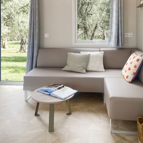 MOBILHOME 6 personnes - Mobil-home | Premium | 3 Ch. | 6 Pers. | Terrasse Lounge | Clim. | TV