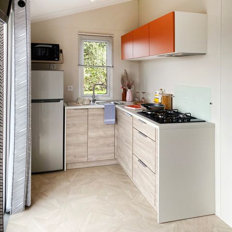 MOBILHOME 6 personnes - Premium | 3 Ch. | 6 Pers. | Terrasse Lounge | Clim. | TV