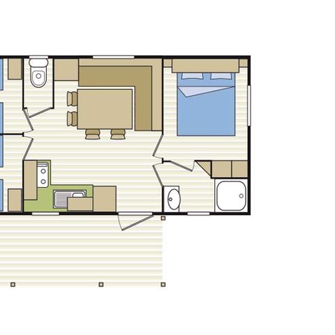 MOBILHOME 6 personnes - SANTORIN
