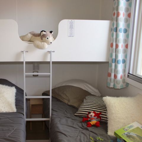 MOBILHOME 5 personnes - Cottage Palaos - 2 chambres (4 adultes + 1 enfant - 12 ans) ****