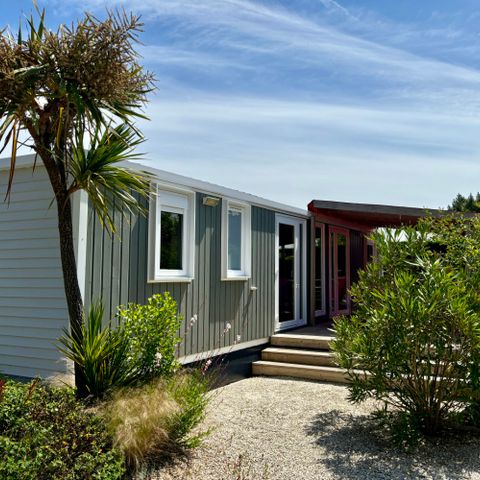 MOBILHOME 6 personnes - Cottage Premium - 3 chambres - 2 salles de bains - Draps, serviettes, plancha, forfait ménage inclus