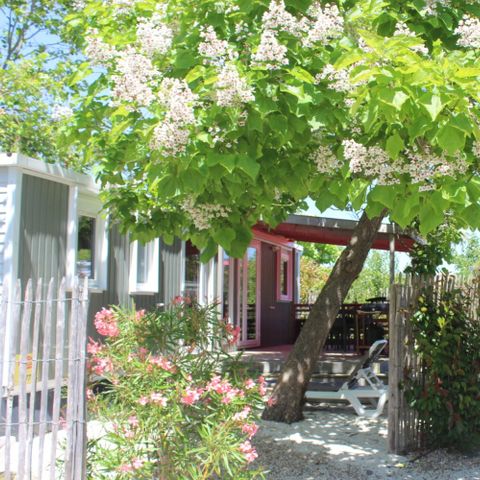 MOBILHOME 6 personnes - Cottage Premium - 3 chambres - 2 salles de bains - Draps, serviettes, plancha, forfait ménage inclus