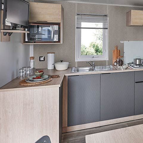 MOBILHOME 6 personnes - Confort climatisé (C6T)