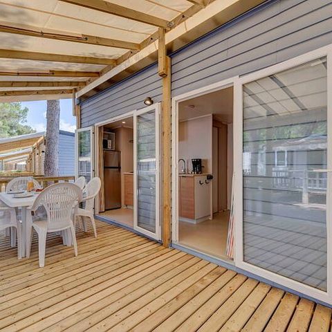 MOBILHOME 4 personnes - Comfort | 2 Ch. | 4 Pers. | Terrasse surélevée | Clim.