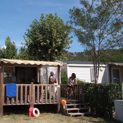 MOBILHOME 8 personnes - Mobil-home Texas 8 personnes climatisé (env. 32 m²)