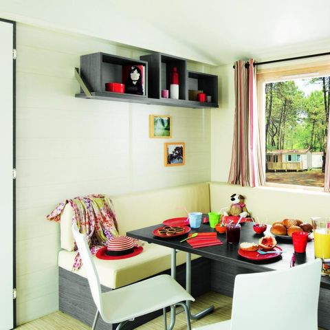 MOBILHOME 6 personnes - Confort TV 3ch -TV-terrasse couverte-plancha- 30m² | CONFORT