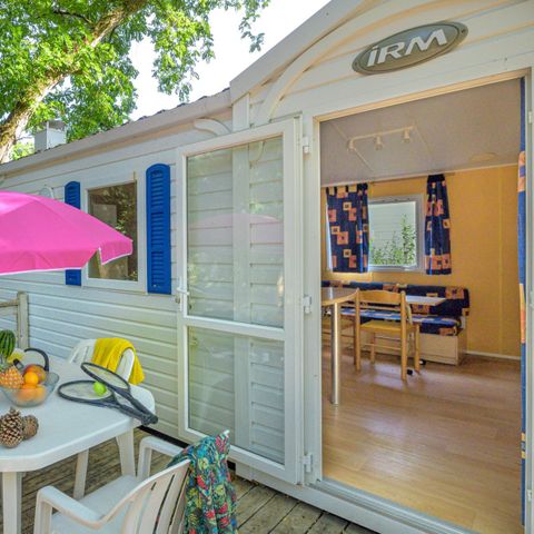 Mobilhome 4 personnes - Classique - 2 chambres - Sans - TV - -terrasse découverte-26m² - STANDARD