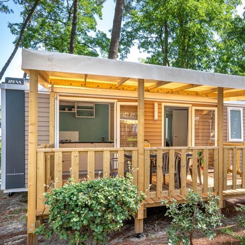 MOBILHOME 5 personnes - Confort TV 2ch-TV-plancha-terrasse couverte- 26m² | CONFORT