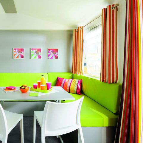 MOBILHOME 5 personnes - Confort TV 2ch-TV-plancha-terrasse couverte- 26m² | CONFORT