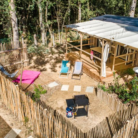 MOBILHOME 4 personnes - Garden 2ch-CLIM-baignoire-TV-LV-plancha-terrasse couverte-31m² | PREMIUM
