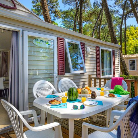 MOBILHOME 6 personnes - Classique 3ch (sans TV)-terrasse découverte-30m² | STANDARD