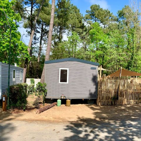 MOBILHOME 10 personnes - Tribu 5ch -CLIM-2 sdb-TV-LV-Plancha-terrasse couverte-56m² | PREMIUM