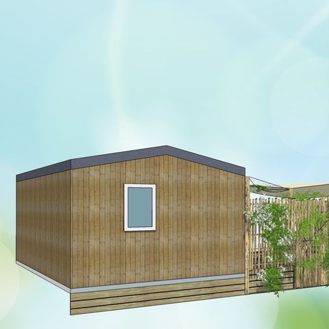 Mobilhome 10 personnes - Tribu - 5 chambres - -CLIM-2 salles de bain-TV-lave-vaisselle-Plancha-terrasse couverte-56m² - PREMIUM