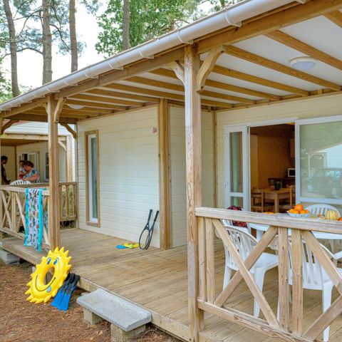 CHALET 7 personnes - 3ch (sans TV)-terrasse couverte- 32m² | STANDARD