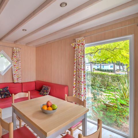 Chalet 4 personnes - Cottage Confort Clim - 2 chambres - CONFORT CLIM - 32 à 43m² - Clim - TV - Lave-vaisselle. - Plancha