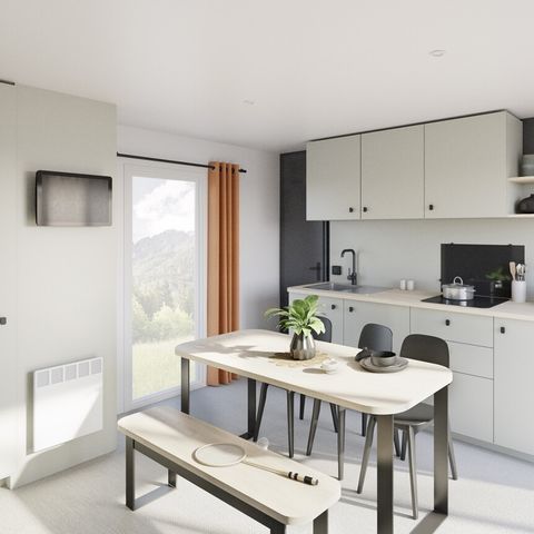 MOBILHOME 6 personnes - Confort TV PLUS 3ch | CONFORT - 30m² - terrasse couverte - TV - plancha
