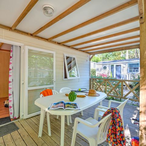 Chalet 4 personnes - 2 chambres - Sans - TV - Terrasse couverte-24m² - STANDARD