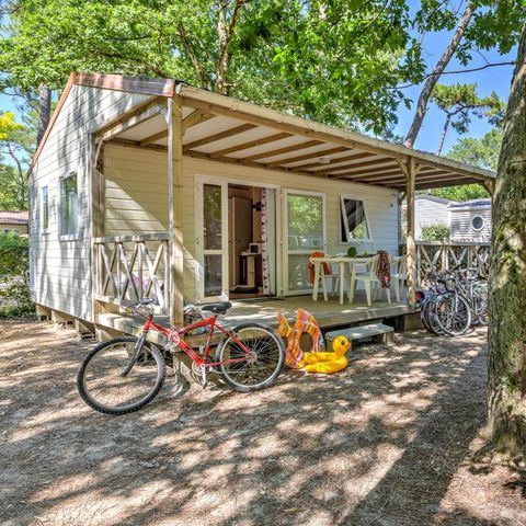 Chalet 4 personnes - 2 chambres - Sans - TV - Terrasse couverte-24m² - STANDARD
