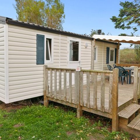 MOBILHOME 6 personnes - Classic XL | 3 Ch. | 6 Pers. | Terrasse surélevée | Clim