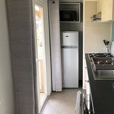 BUNGALOW 6 personnes - Mobil-home | Premium | 3 Ch. | 6 Pers. | Terrasse surélevée | Clim.
