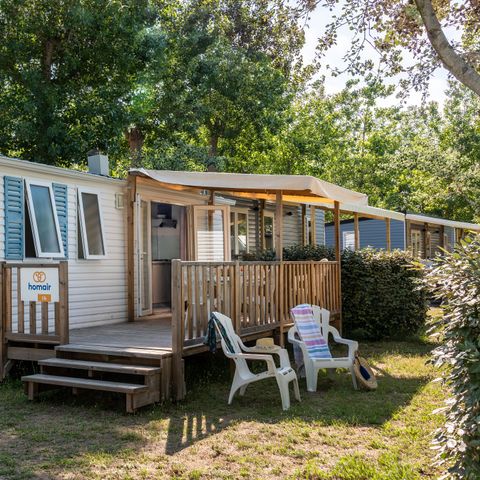 MOBILHOME 6 personnes - Comfort XL | 2 Ch. | 4/6 Pers. | Terrasse surélevée | Clim.