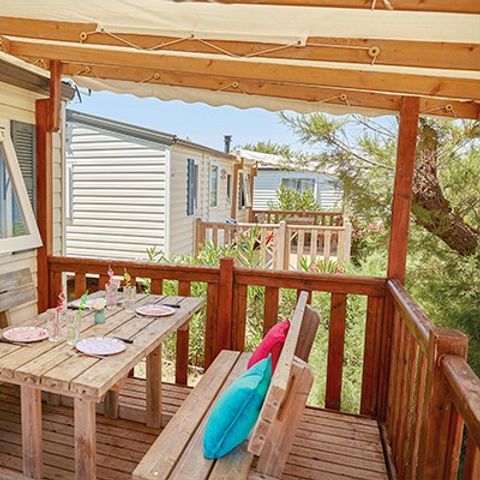 MOBILHOME 6 personnes - Comfort XL | 3 Ch. | 6 Pers. | Terrasse surélevée
