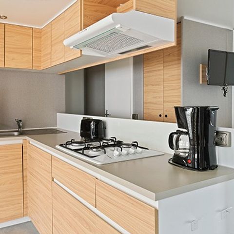 MOBILHOME 6 personnes - Comfort XL | 3 Ch. | 6 Pers. | Terrasse surélevée