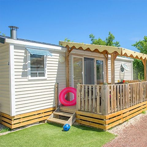 MOBILHOME 6 personnes - Classic XL | 2 Ch. | 4/6 Pers. | Terrasse surélevée