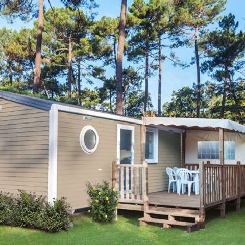 MOBILHOME 6 personnes - Comfort XL | 2 Ch. | 4/6 Pers. | Terrasse surélevée | Clim.